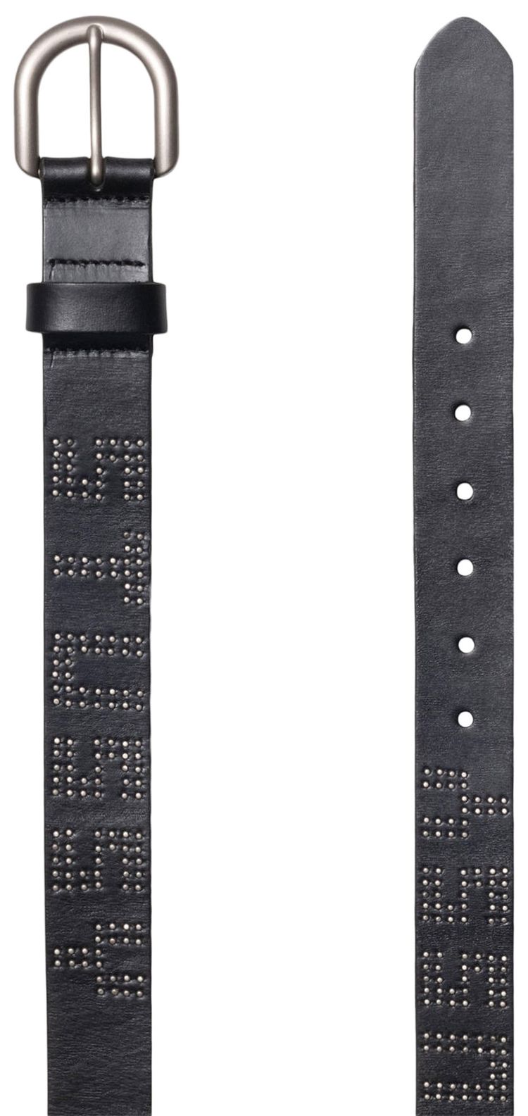 Stussy Stud Letter Belt Black