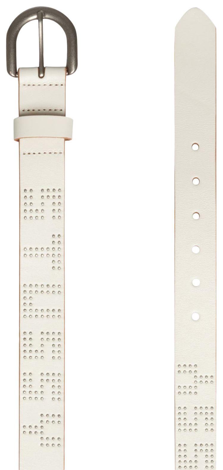 Stussy Stud Letter Belt Bone