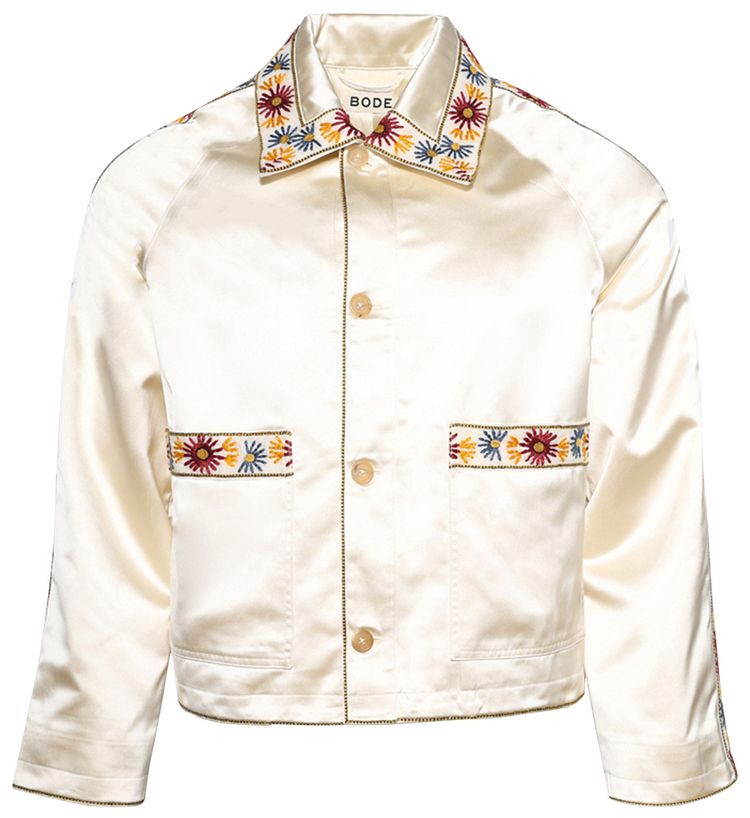 Bode Candyfloss Jacket Cream