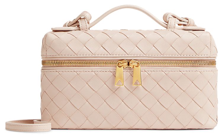 Bottega Veneta Bang Bang Vanity Case Cameo Gold