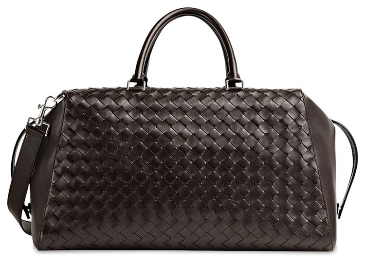 Bottega Veneta Zip Tape Weekender Bag FondantSilver