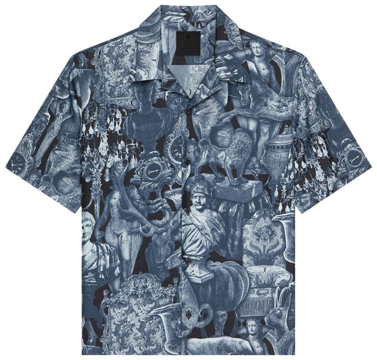Givenchy New Bowling Shirt BlackNavy