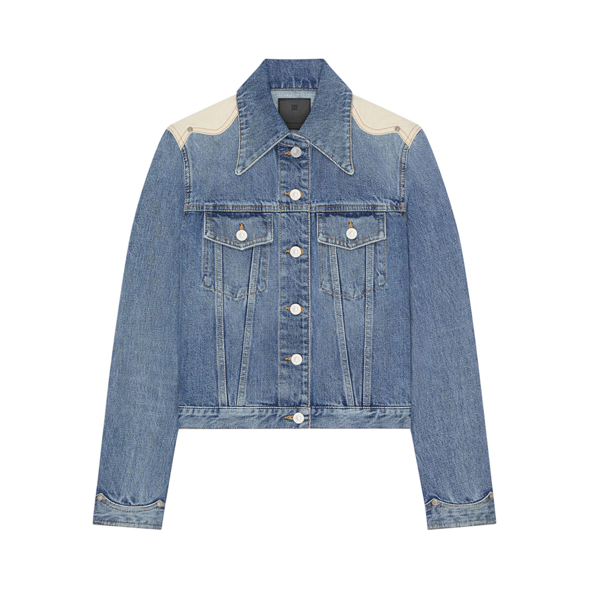 ジャケット GIVENCHY SS25 Denim jacket (BW00QX5Z1G 457) Buy Givenchy Yoke Denim Jacket 'Denim Blue' - BW00QX5Z1G 457
