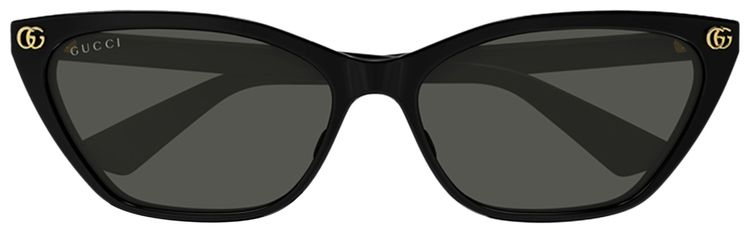 Gucci Cat Eye Sunglasses Shiny Black