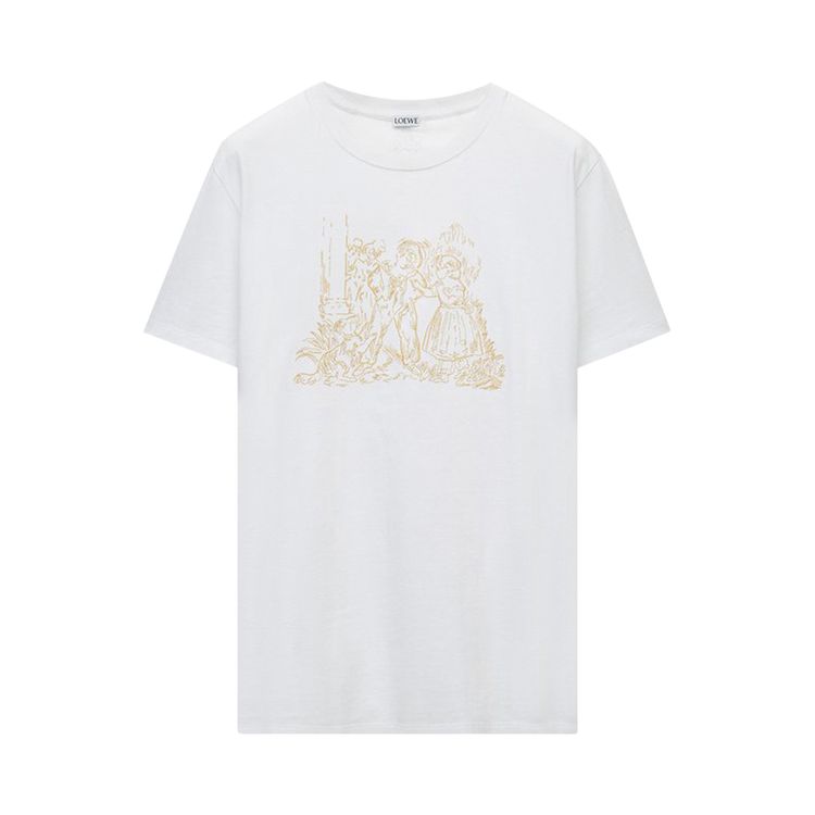 Loewe Relaxed Fit T Shirt White