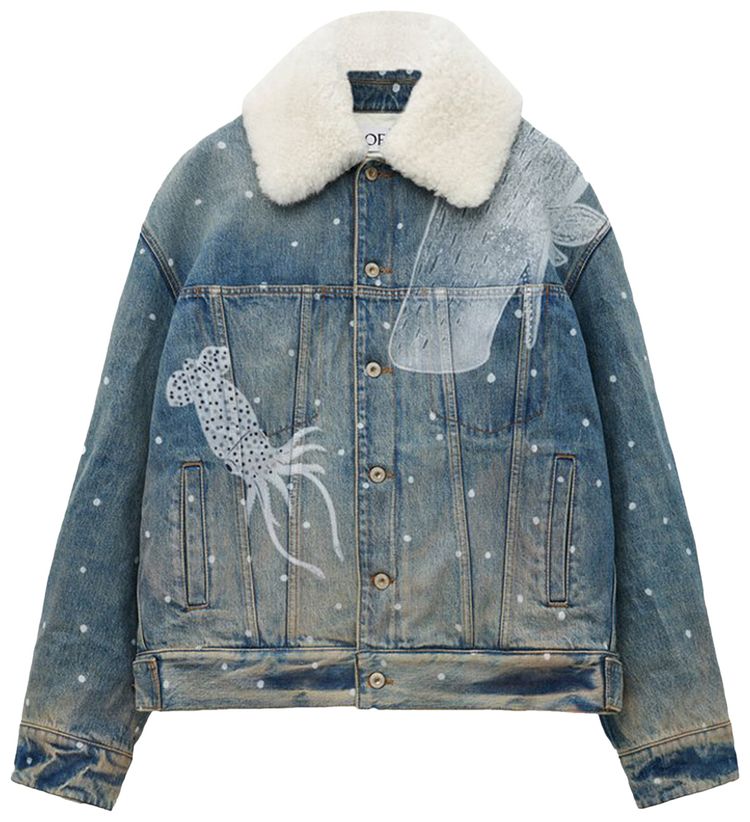 Loewe Jacket Mid Blue Denim