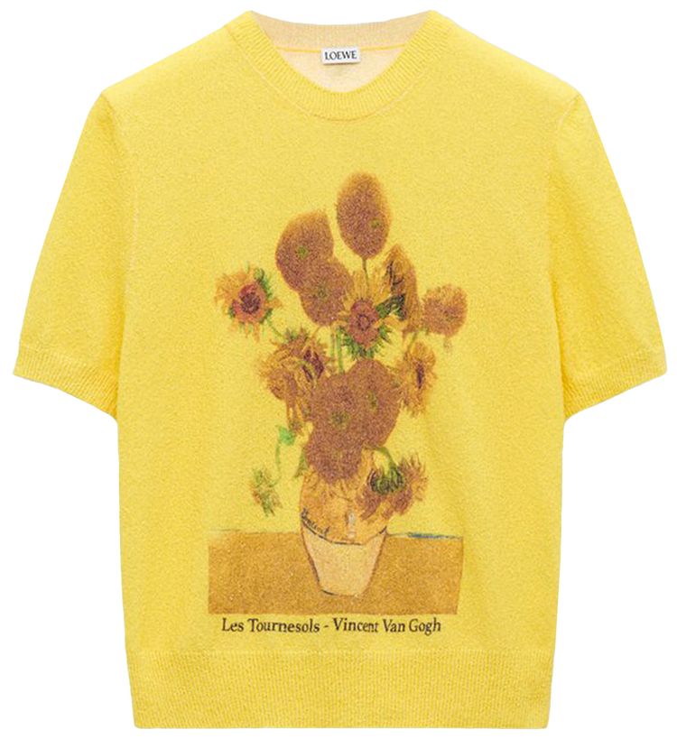 Loewe Short Sleeve Sweater Yellow