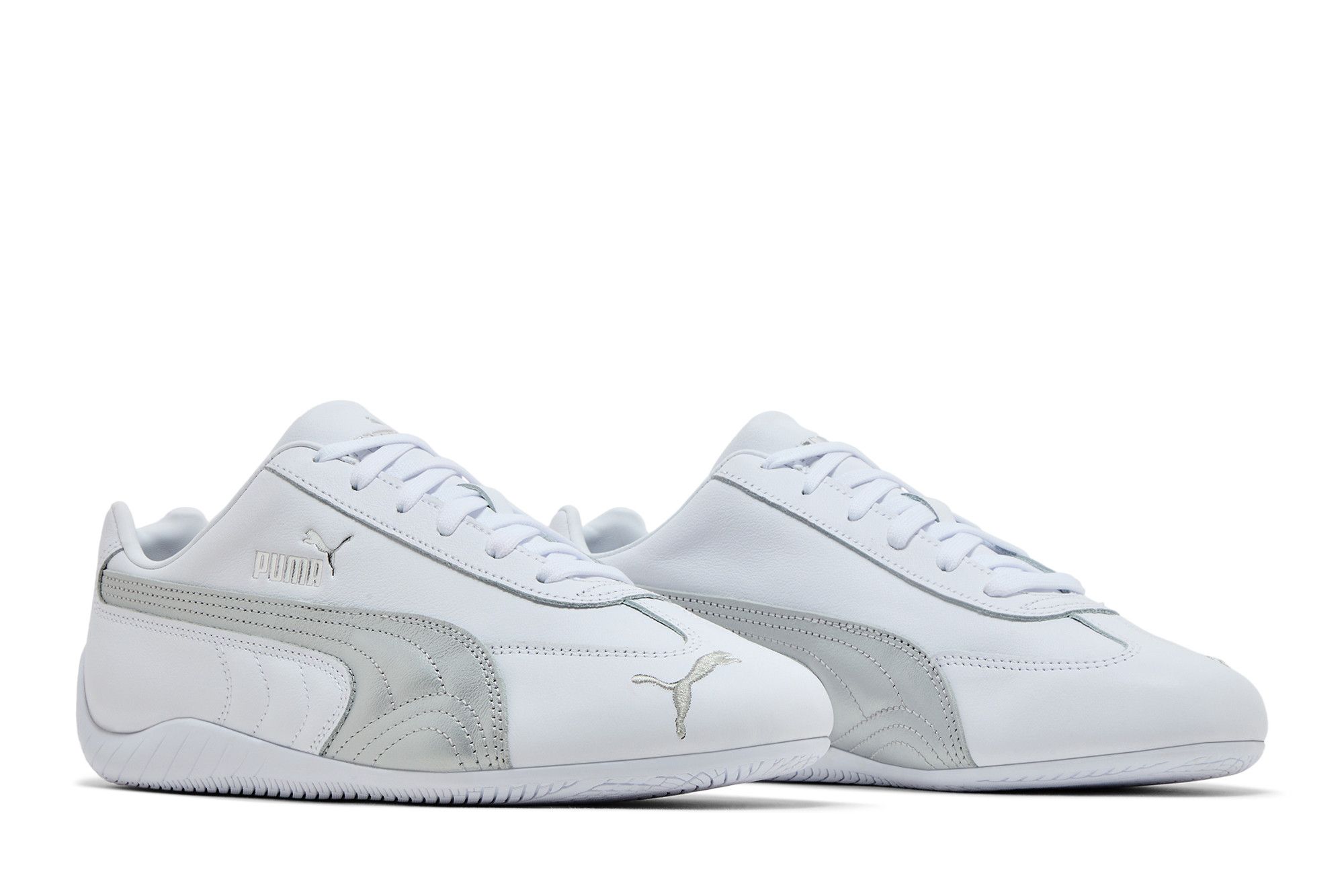 Buy Speedcat Leather 'White Silver' - 401603 03 | GOAT