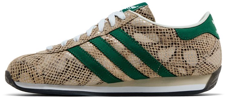 Adidas Country Japan Snakeskin Pack   Alumina Dark Green