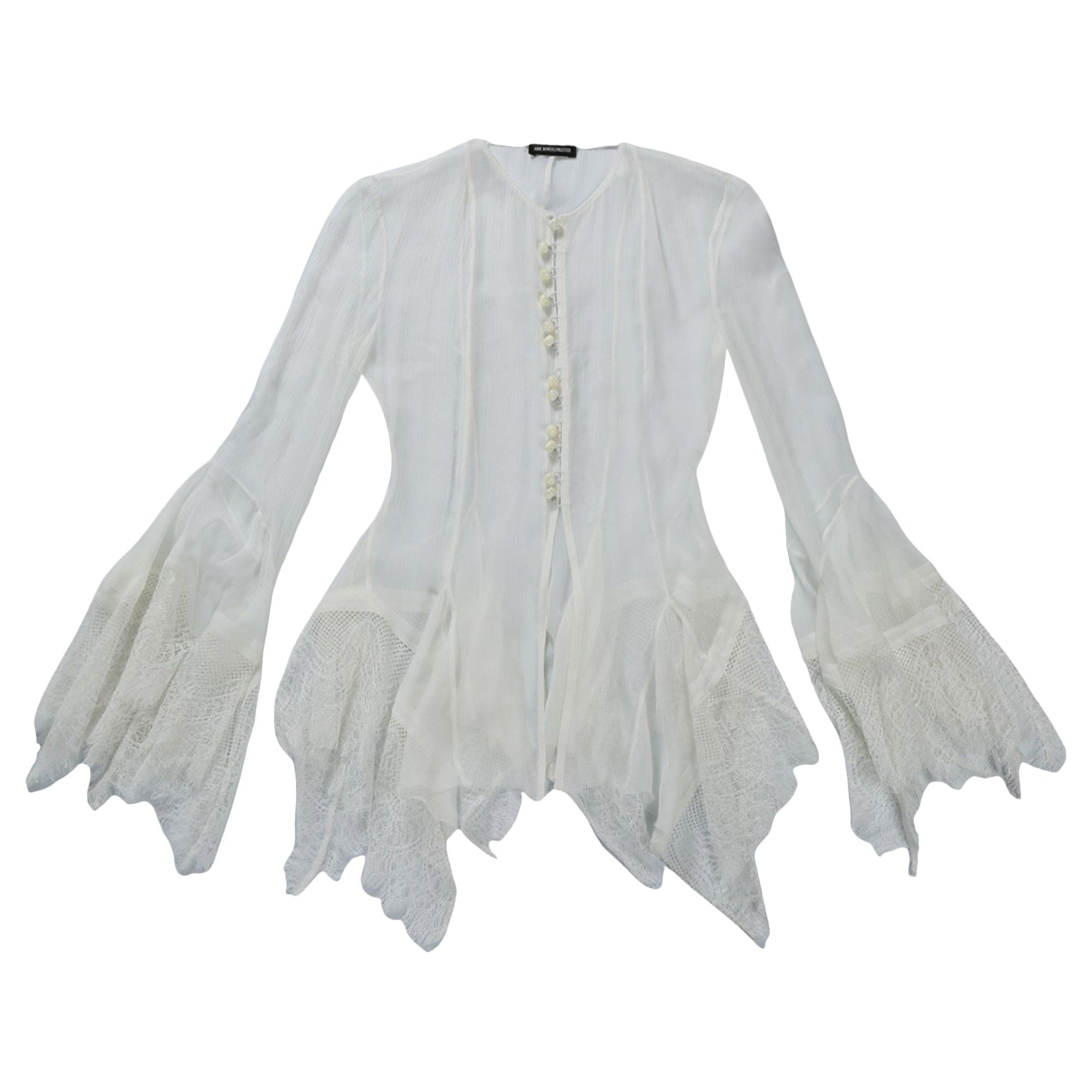 レア ANN DEMEULEMEESTER Shirt フリルシャツ Ann DEMEULEMEESTER（アンドゥムルメステール）の「Ann Demeulemeester