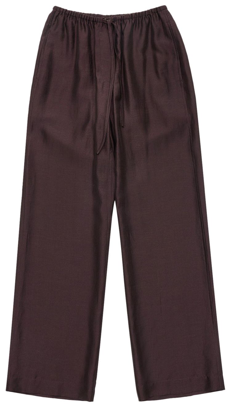 Amomento Silky Banding Pants Grey