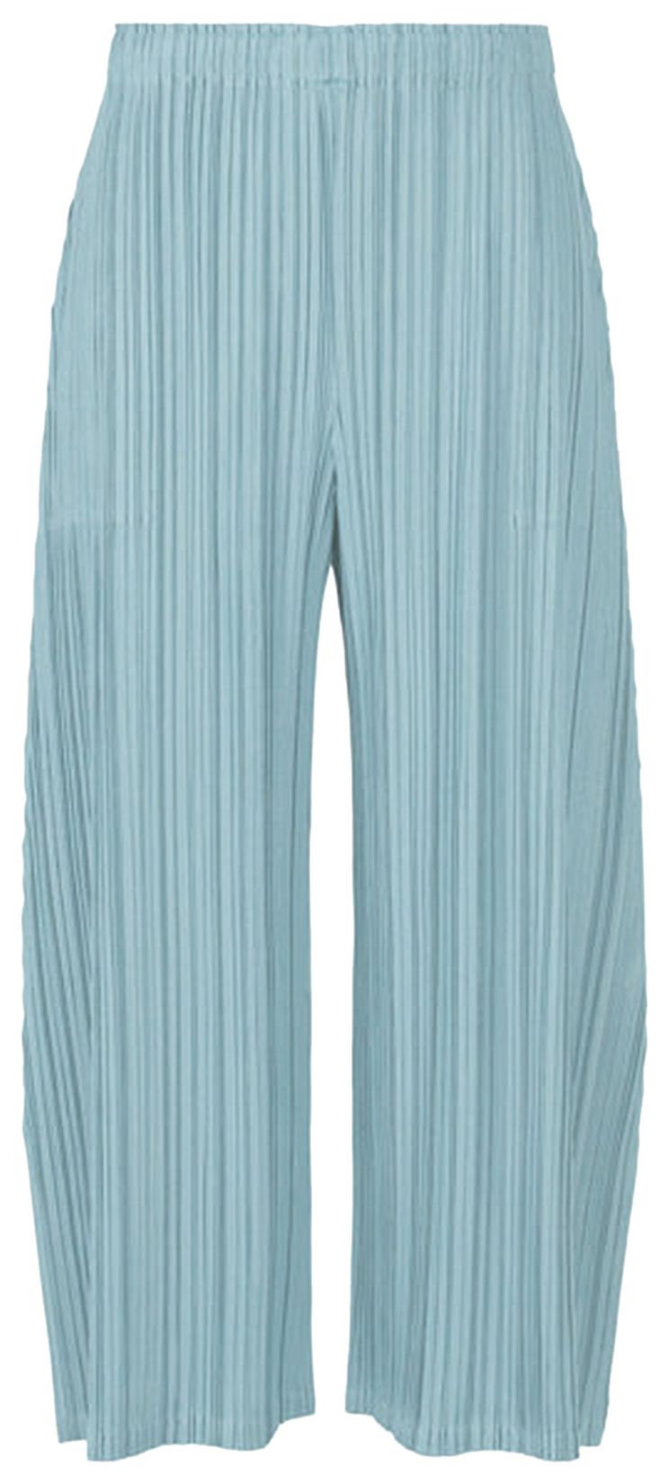 Pleats Please Issey Miyake Mellow Pleats Pants Blue Grey