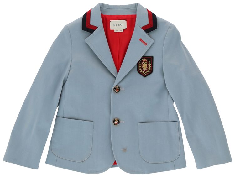 Gucci Kids Notch Collar Blazer Cupid