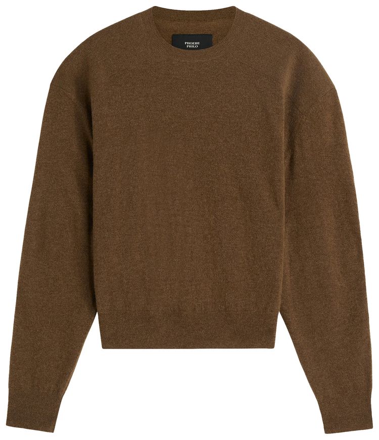 Phoebe Philo Dropped Shoulder Jumper Tobacco