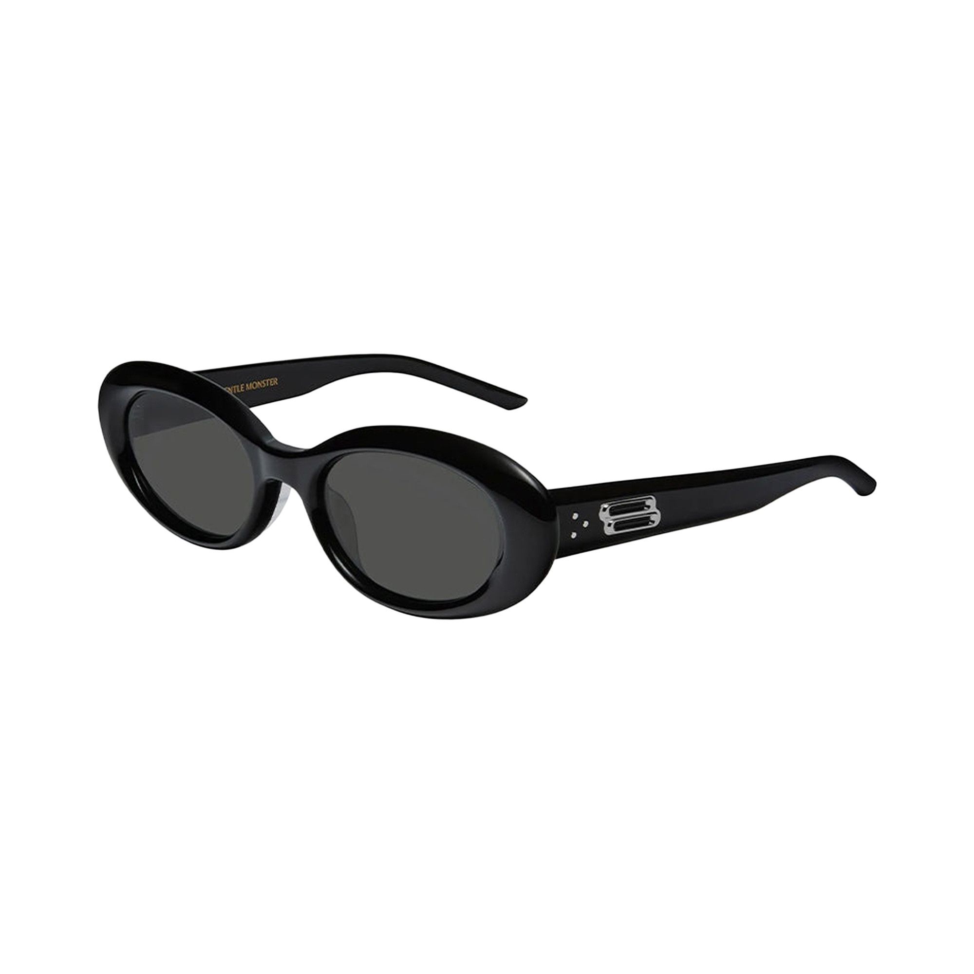 GENTLE MONSTER MOLTA-01 ブラックサングラス New GENTLE MONSTER MOLTA 01 Sunglasses Oval Black Frame