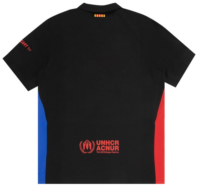 Nike FC Barcelona x Cactus Jack 202425 Match Away Jersey Black