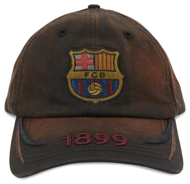 Cactus Jack by Travis Scott x FC Barcelona 1899 Distressed Hat Brown