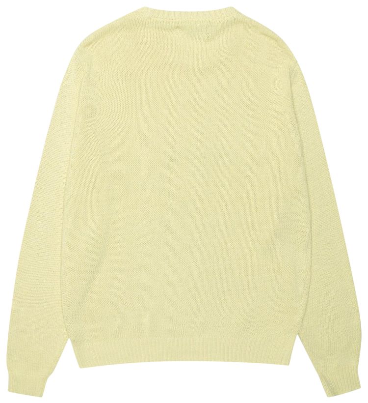 Stussy Surf Team Sweater Faded Lime