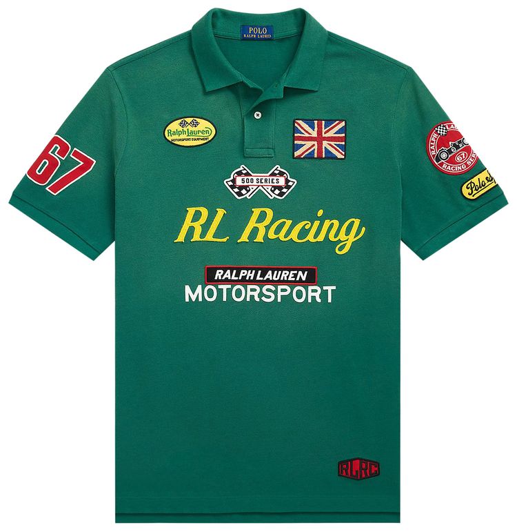 Polo Ralph Lauren Short Sleeve Stretch Mesh Polo Shirt Tennis Green