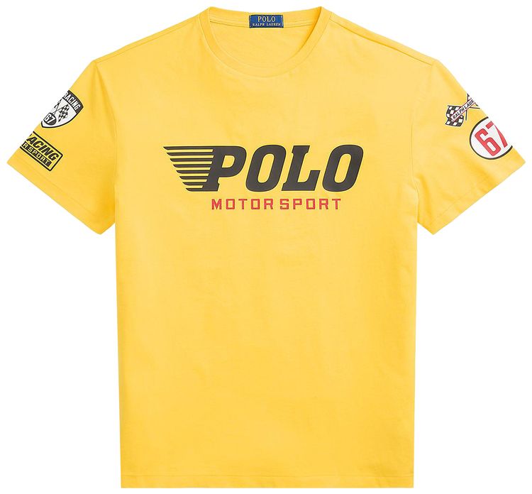 Polo Ralph Lauren Short Sleeve Jersey T Shirt Chrome Yellow