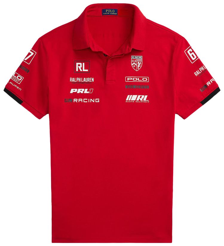 Polo Ralph Lauren Short Sleeve Stretch Mesh Polo Shirt Red