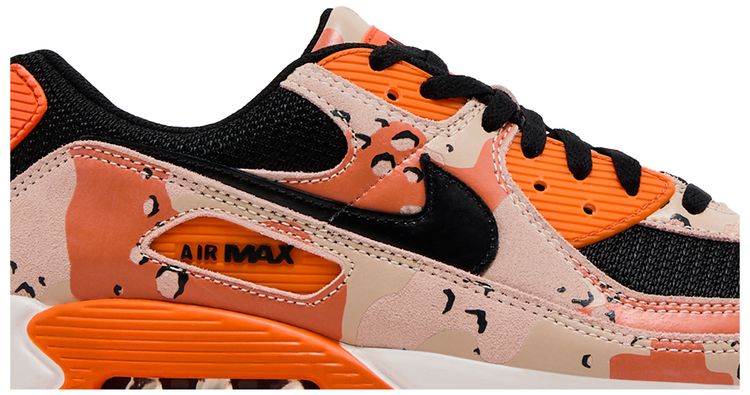 Nike Air Max 90 Premium Camo Pack   Bio Beige Safety Orange