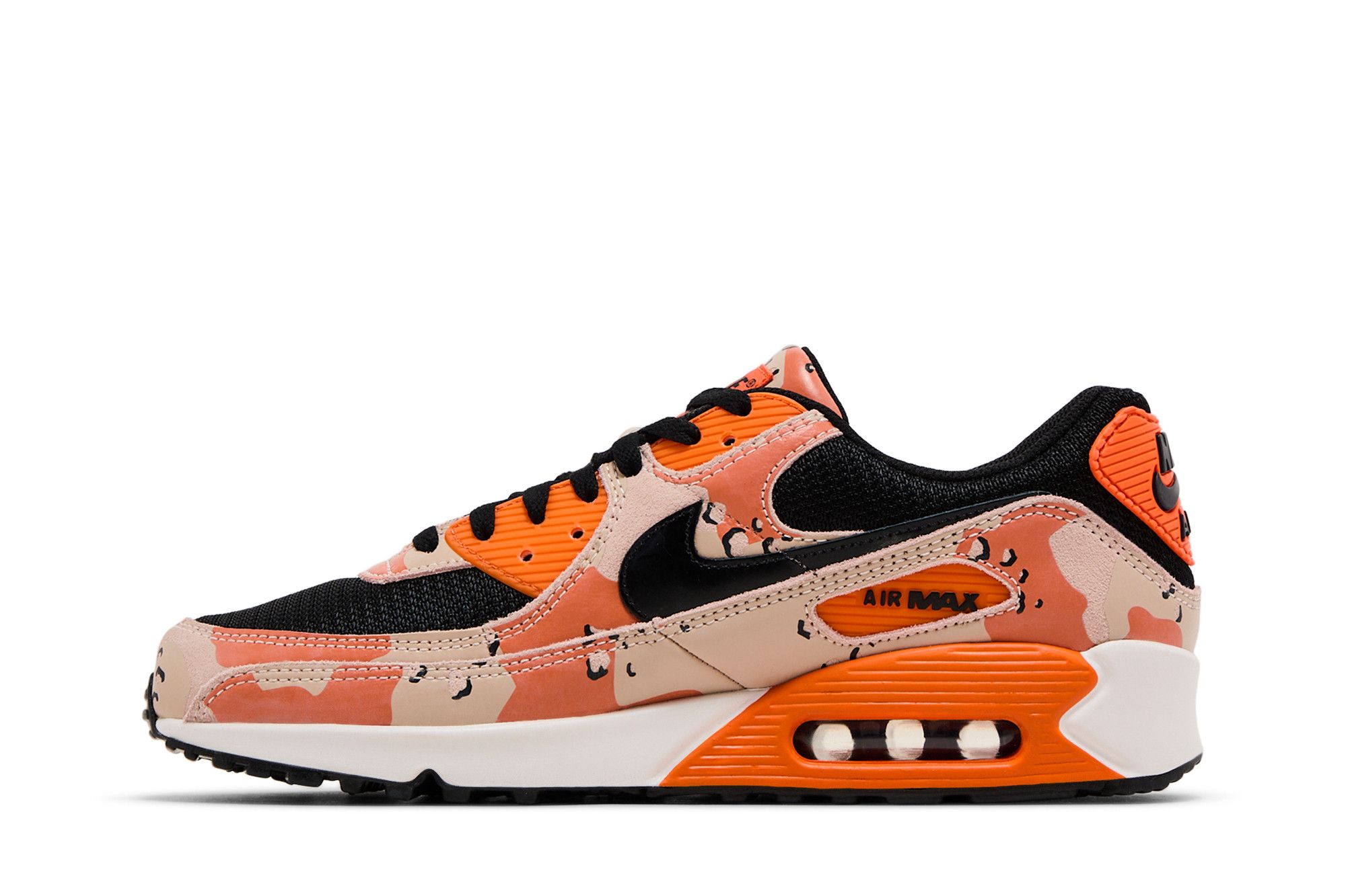 Buy Nike Air Max 90 Premium 'Camo Pack - Bio Beige Safety Orange
