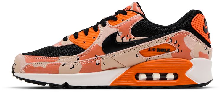 Nike Air Max 90 Premium Camo Pack   Bio Beige Safety Orange