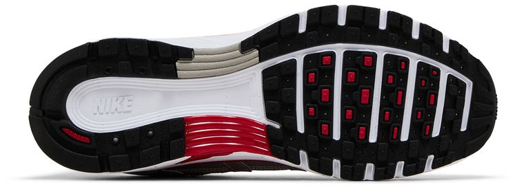 Nike P 6000 Metallic Silver Gym Red