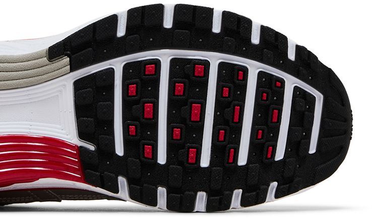 Nike P 6000 Metallic Silver Gym Red