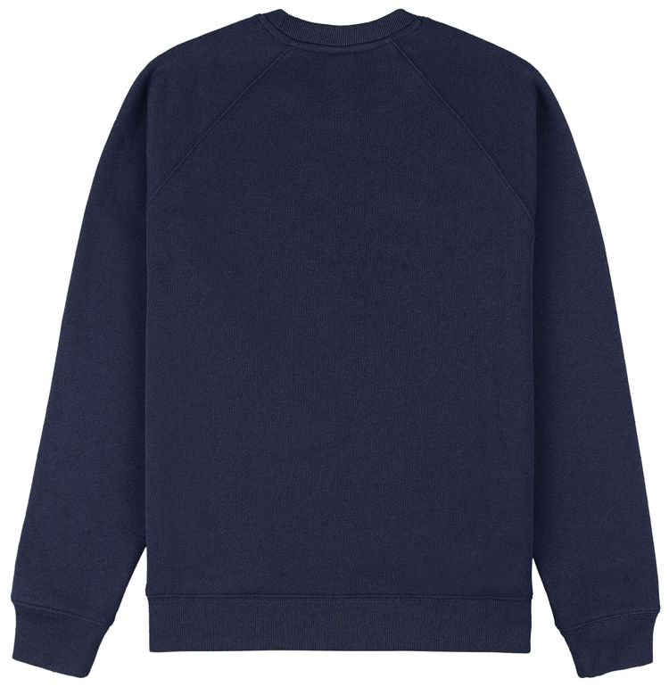 Sporty  Rich BH Crest Soft Crewneck Dark Navy