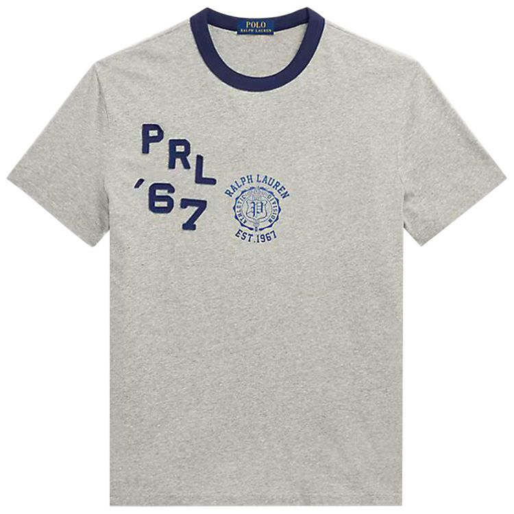 Polo Ralph Lauren Short Sleeve Uneven Knit Jersey SaltPepper Heather