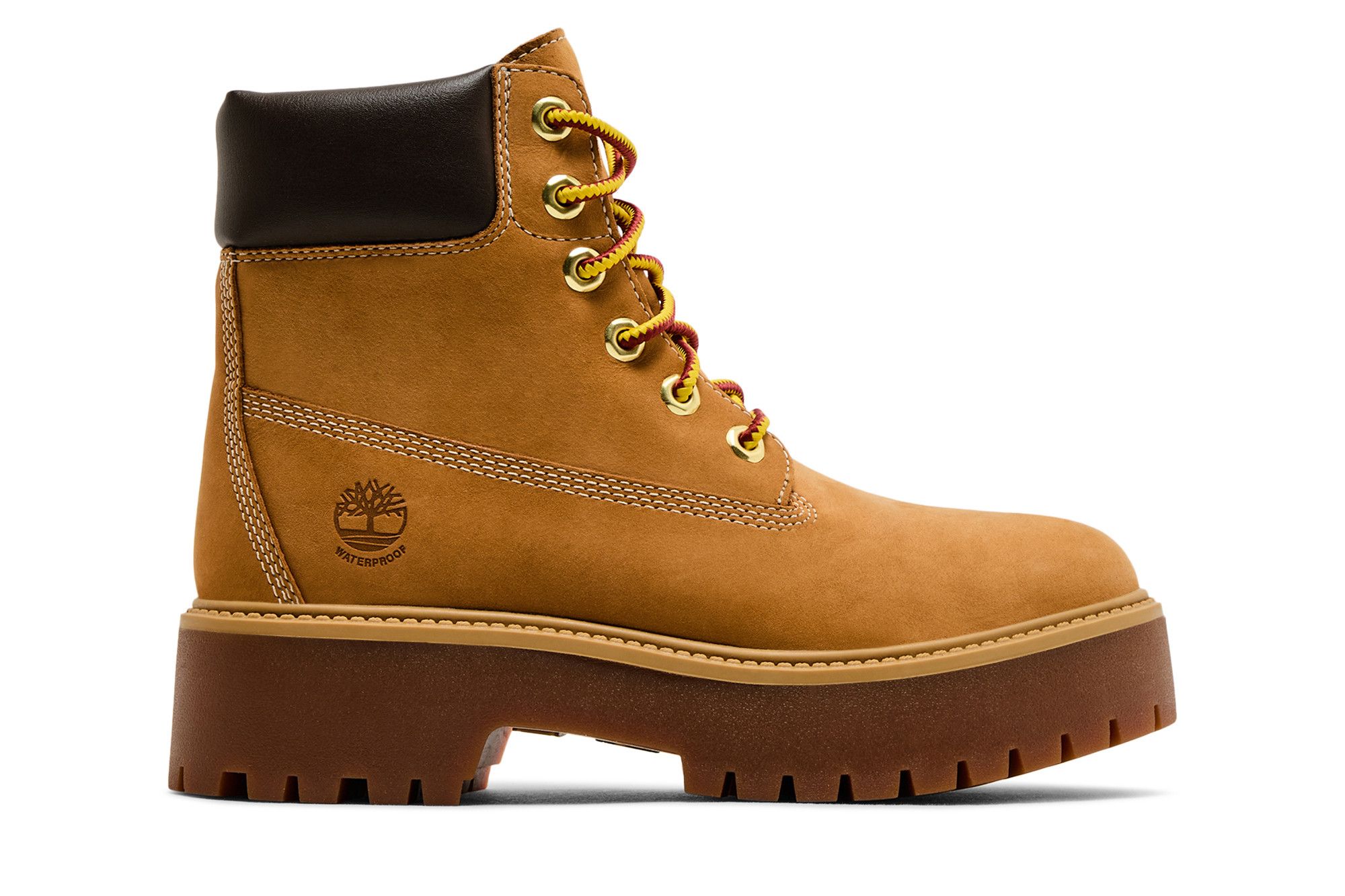 Timberland W'S 6IN PRM PLATFORM BOOT WHEAT NUBUCK 国内発送 Women's 6