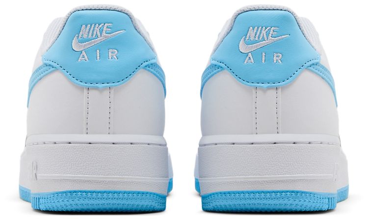 Nike Air Force 1 GS White Aquarius Blue