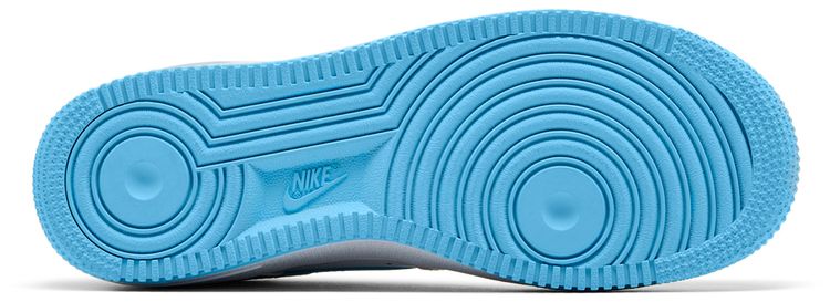 Nike Air Force 1 GS White Aquarius Blue