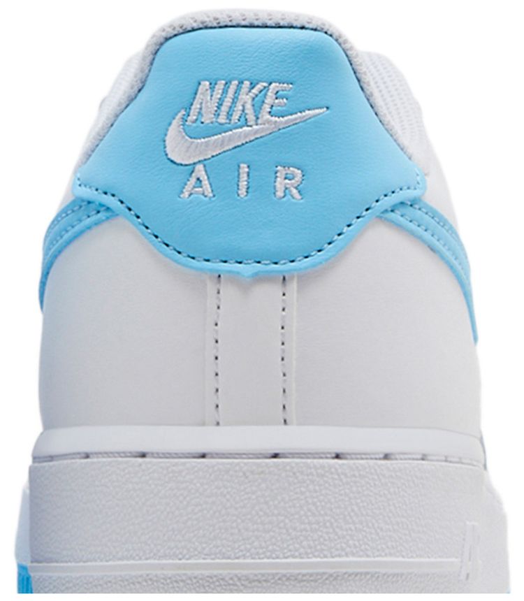 Nike Air Force 1 GS White Aquarius Blue