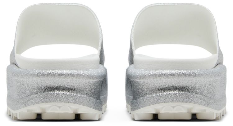 Gucci Wmns Slide Sandal Interlocking G   Silver