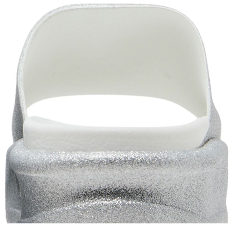 Gucci Wmns Slide Sandal Interlocking G   Silver