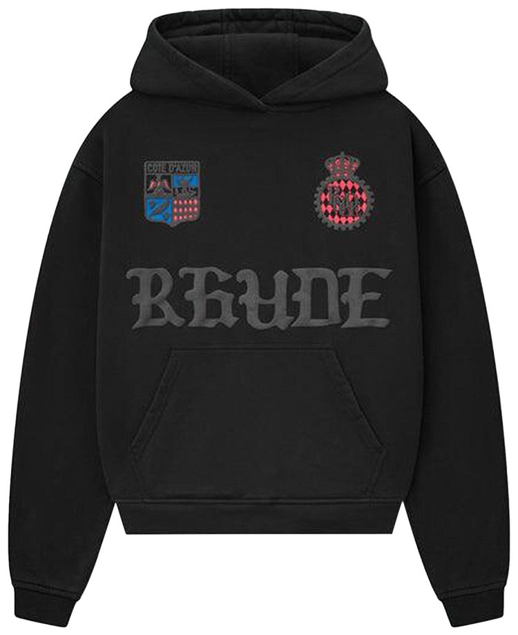 Rhude Cote DAzur Crest Hoodie Black