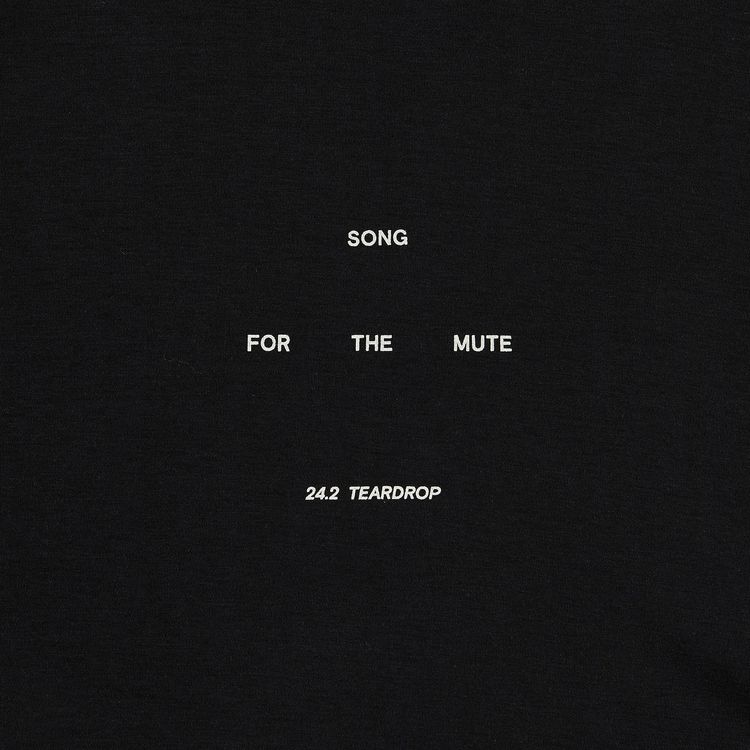 Song for the Mute Logo Oversized Tee Black