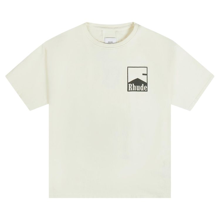 Rhude Chevron Tee Vintage White