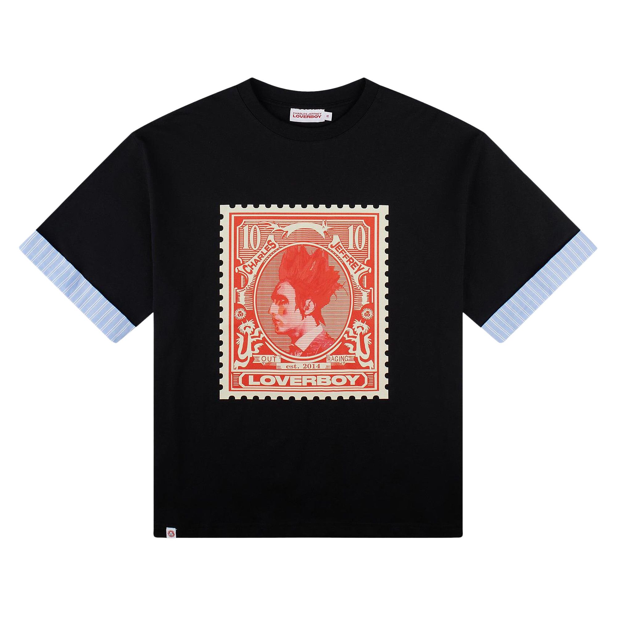 Buy Charles Jeffrey Loverboy Turn Up Tee 'Black' - 54101401