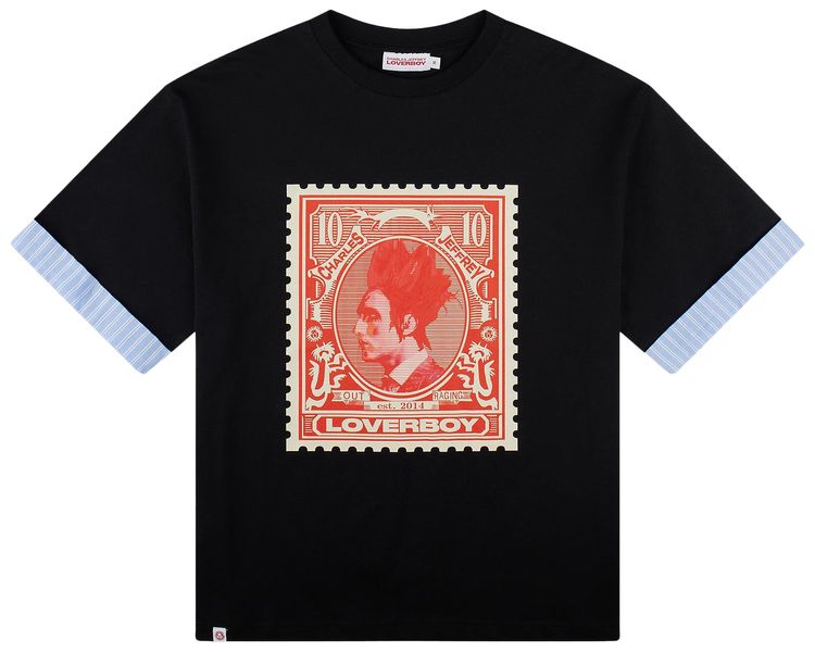 Charles Jeffrey Loverboy Turn Up Tee Black