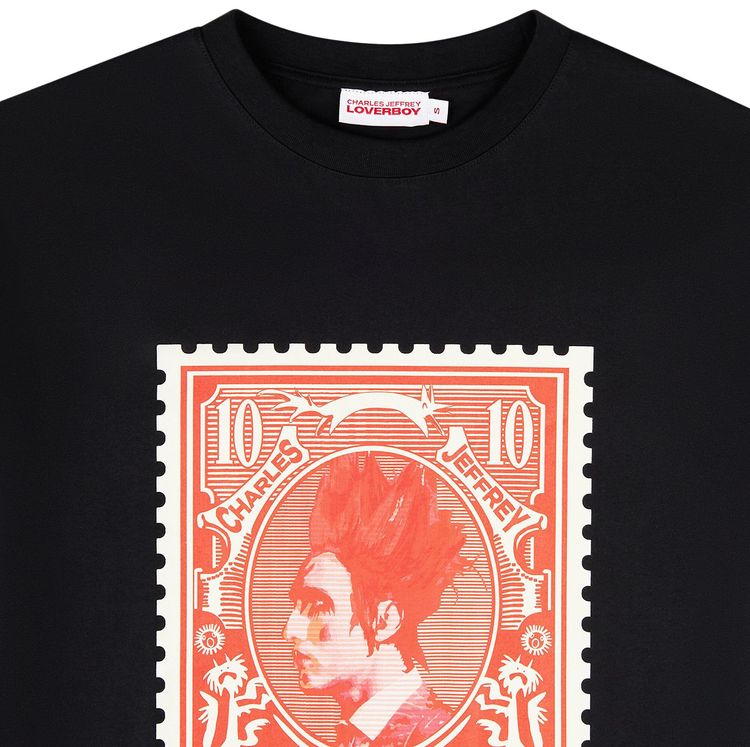 Charles Jeffrey Loverboy Turn Up Tee Black