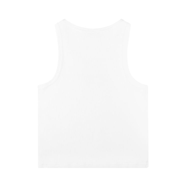 Charles Jeffrey Loverboy Knitted Logo Tank White