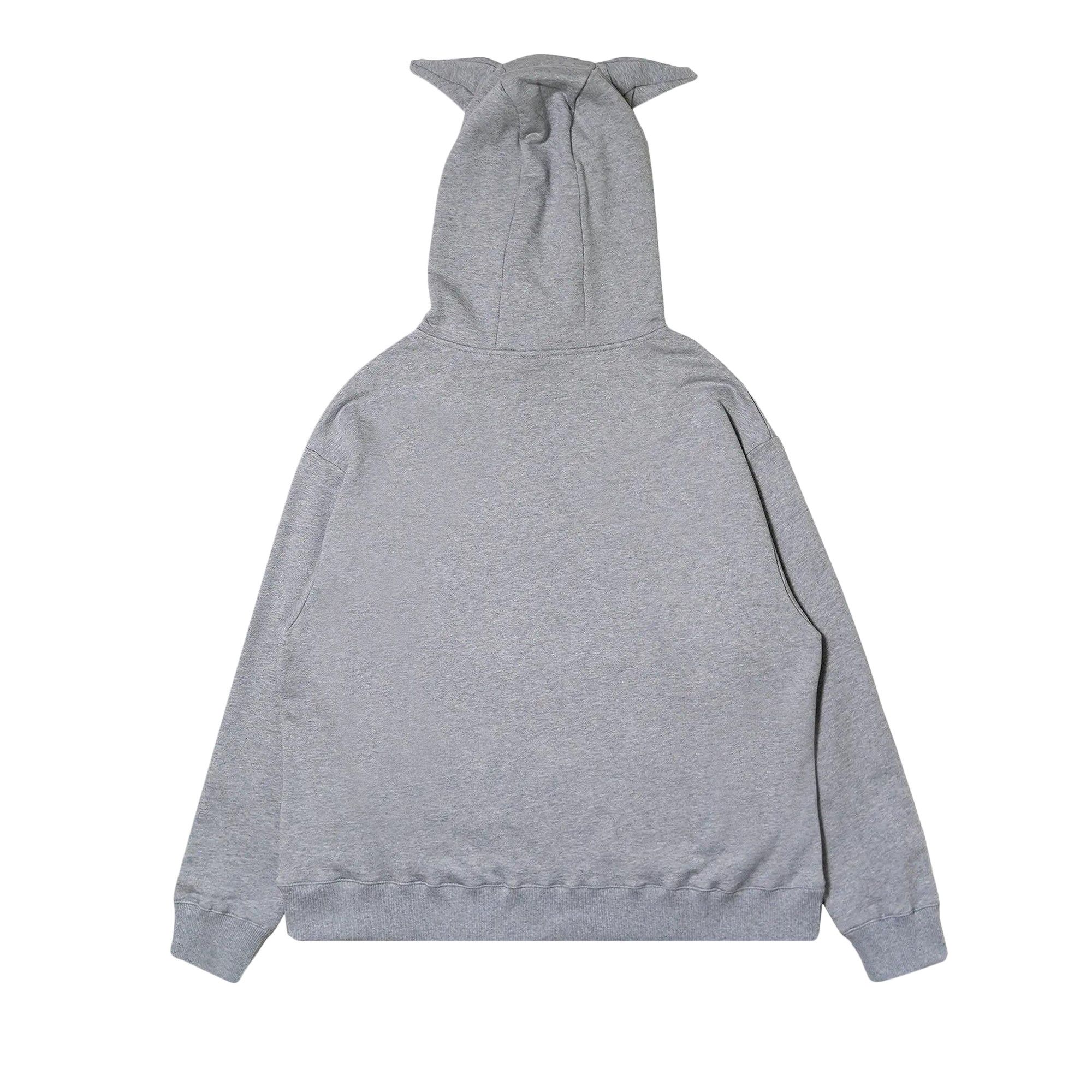 Buy Charles Jeffrey Loverboy Patch Rabbit Ears Hoodie 'Grey