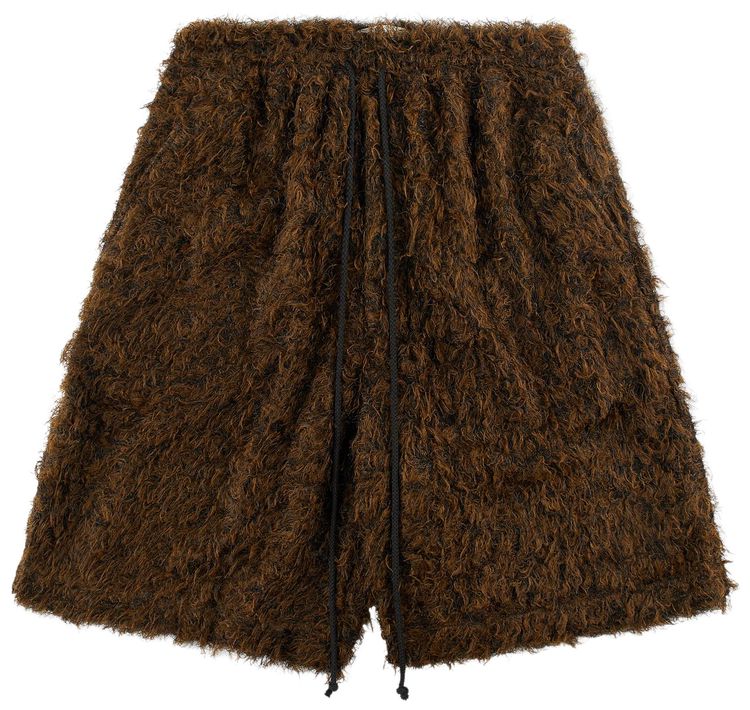 Song for the Mute Elasticated Shorts BlackBrown