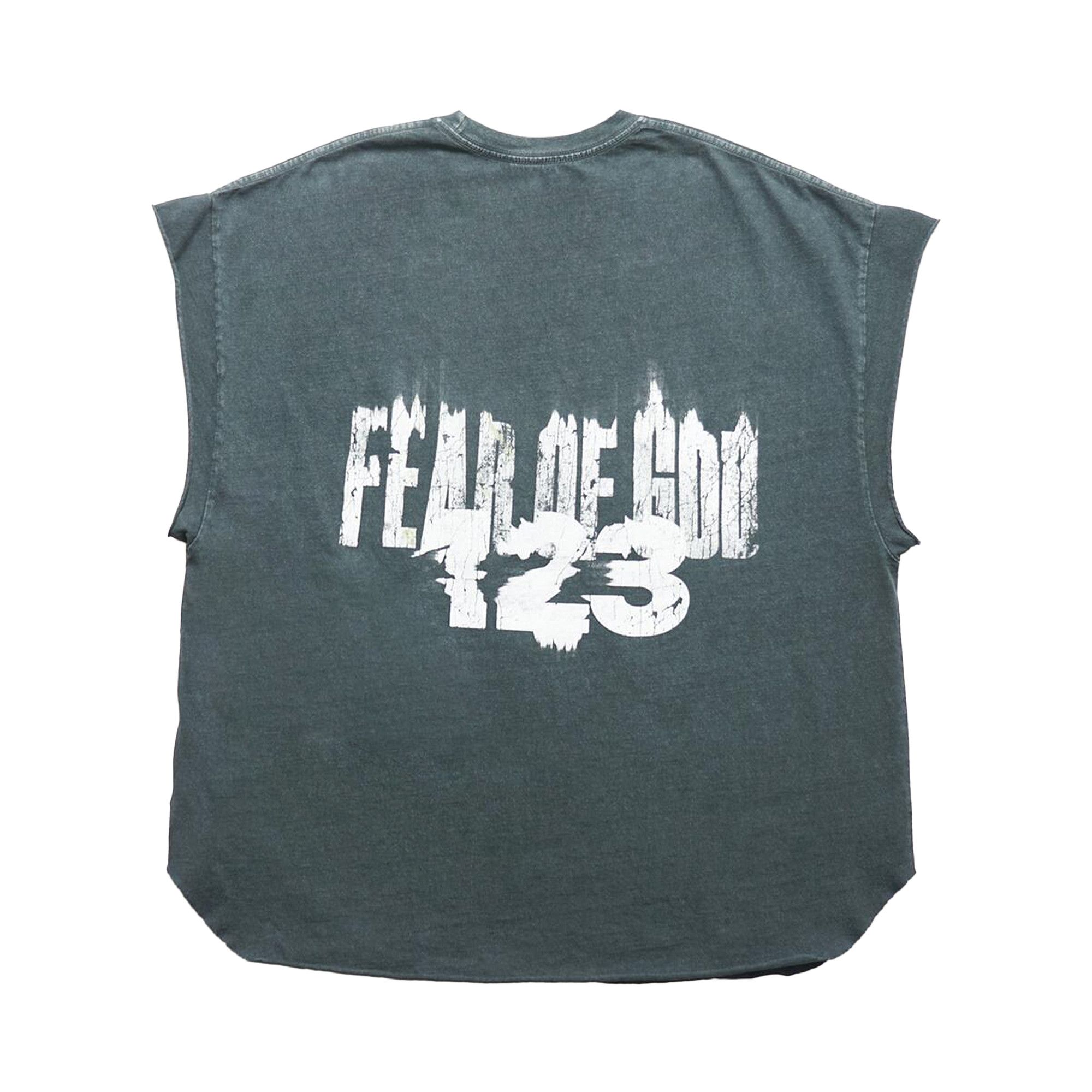【Rivington Roi Rebis】xFear of god INRI カットオフTシャツ Fear of God x RRR123 INRI Cut Off Tee Vintage Black Men's