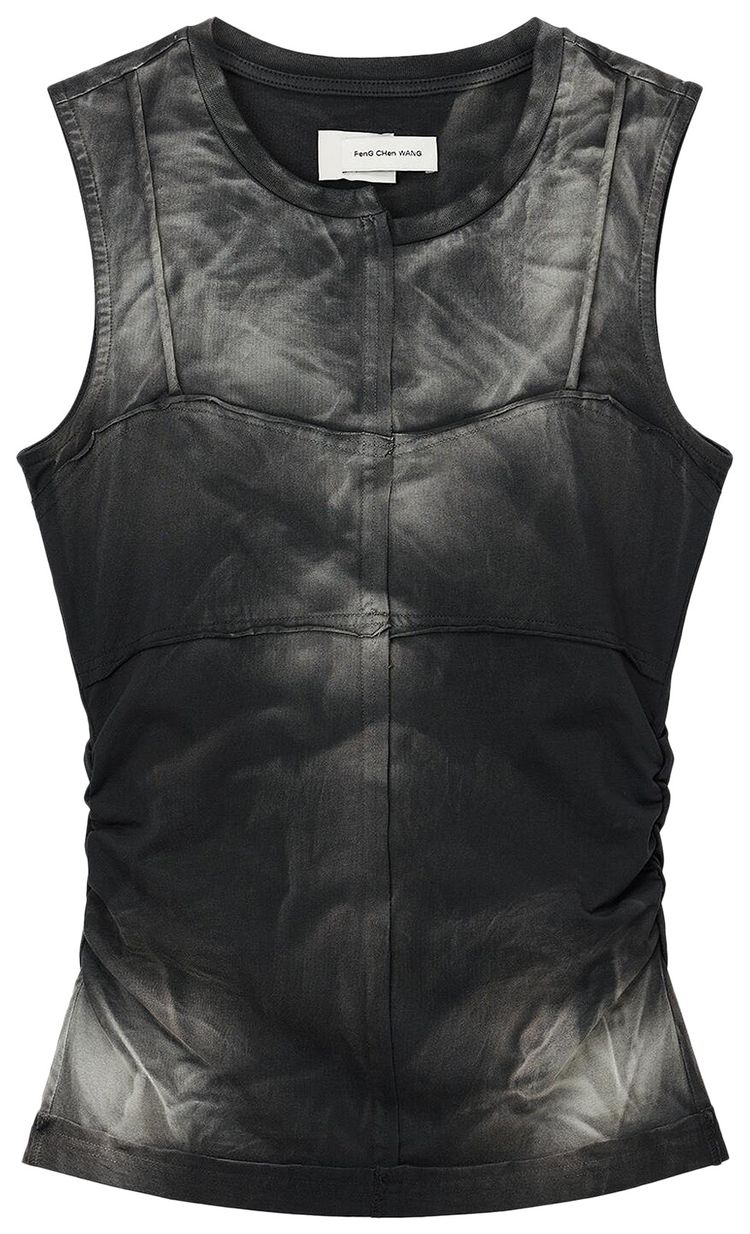 Feng Chen Wang Washed Vest Black