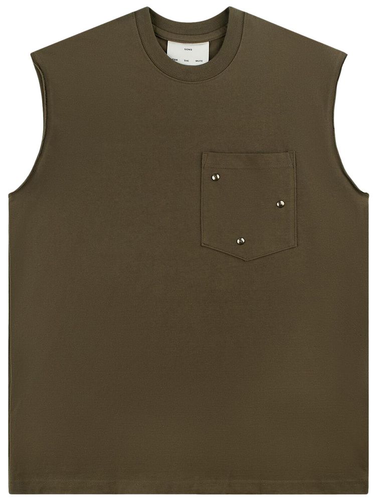 Song for the Mute Arabesque Sleeveless Tee Camo
